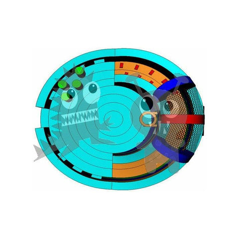 Rocket Inflatables Inflatable Bouncers 16'H Round Playground by Rocket Inflatables 781880232469 COM-R26