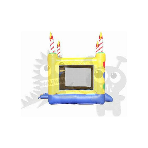 Rocket Inflatables Inflatable Bouncers 16'H Yellow Birthday Cake Module with 3-D Candles & Hoop by Rocket Inflatables BOU-143 16'H Module with 3D Candles & Hoop by Rocket Inflatables SKU# BOU-143