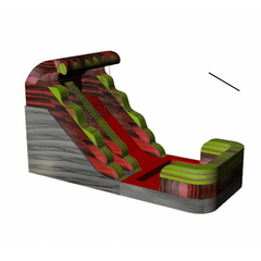 Rocket Inflatables Pool Water Slides 14′H Volcano Wet/Dry Slide – Single Lane by Rocket Inflatables 781880225737 WAT-2314-Volcano 14′H Volcano Slide– Single Lane by Rocket Inflatables WAT-2314-Volcano