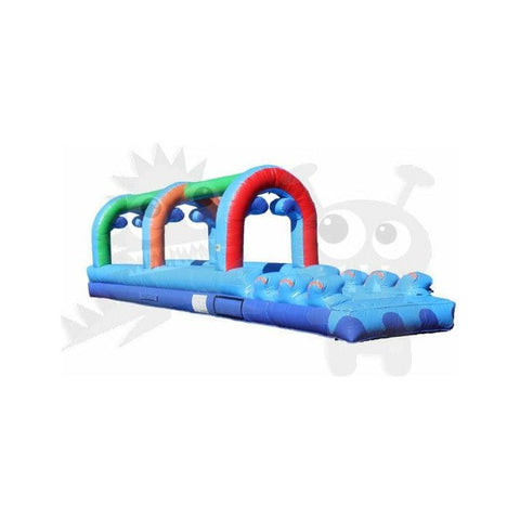 Rocket Inflatables SLIP N SLIDE 10'H Rainbow Slip Slide & Dip with Pool Single Lane by Rocket Inflatables 781880231998 WAT-SSS36-RAINBOW 10'H Rainbow Slip Slide & Dip Pool Single Lane Rocket Inflatables