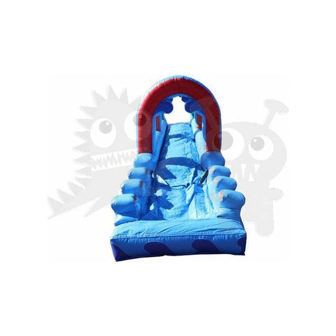 Rocket Inflatables SLIP N SLIDE 10'H Rainbow Slip Slide & Dip with Pool Single Lane by Rocket Inflatables 781880231998 WAT-SSS36-RAINBOW 10'H Rainbow Slip Slide & Dip Pool Single Lane Rocket Inflatables