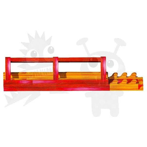 Rocket Inflatables SLIP N SLIDE 10'H REDMAR- 36′ Red Marble Slip & Slide – Single Lane by Rocket Inflatables