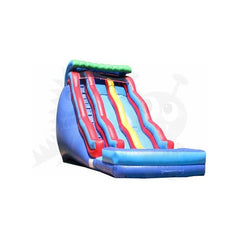 Rocket Inflatables SLIP N SLIDE 19'H Double Wave Double Lane Wet/Dry Slide by Rocket Inflatables 8'H Sun Arch Slip and Slide WetDry Pool Single Lane Rocket Inflatables
