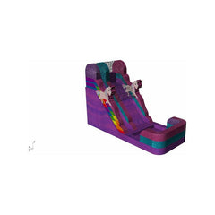 Rocket Inflatables WET N DRY COMBOS 14'H Unicorn Sparkle Wet/Dry Slide – Single Lane Inflatable Water Slide by Rocket Inflatables 781880225782 WAT-2416-Unicorn 14'H Unicorn Wet/Dry Slide by Rocket Inflatables SKU#WAT-2416-Unicorn