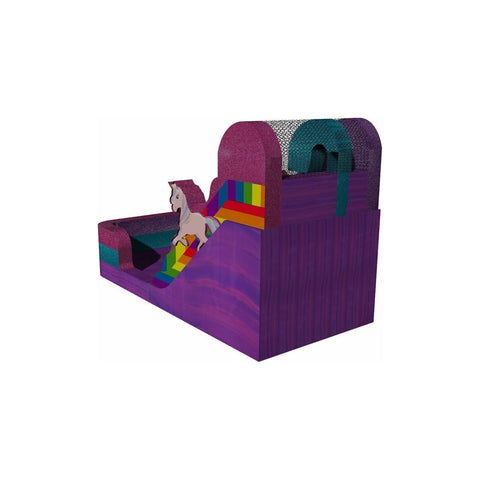 Rocket Inflatables WET N DRY COMBOS 14′H Unicorn Wet/Dry Slide Pink Purple – Single Lane by Rocket Inflatables 781880225768 WAT-2314-Unicorn 14′ Unicorn Wet/Dry Slide Pink Purple–Single Lane SKU#WAT-2314-Unicorn