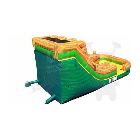 Rocket Inflatables WET N DRY COMBOS 15'H Junior Sun Double Lane Commercial Water Slide by Rocket Inflatables 781880232049 WAT-SUN2715 15'H Junior Sun Double Lane Commercial Water Slide Rocket Inflatables