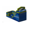 Image of Rocket Inflatables WET N DRY COMBOS 16′H Blue Marble w/Orange Marble Trim Wet/Dry Slide – Single Lane by Rocket Inflatables 781880225799 WAT-2416 16′H Marble Wet/Dry Slide Single Lane Rocket Inflatables SKU#WAT-2416