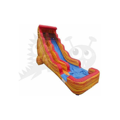 Rocket Inflatables WET N DRY COMBOS 22′H Lava Rush Orange Marble Wet/Dry Slide by Rocket Inflatables 781880232087 WAT-TSU35122-ORGMAR