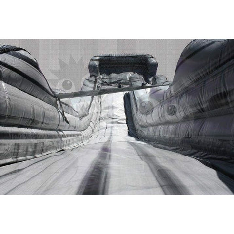 Rocket Inflatables WET N DRY COMBOS 22′H Tsunami Grey Marble Water Slide by Rocket Inflatables 781880232070 WAT-TSU3218-GRYMAR