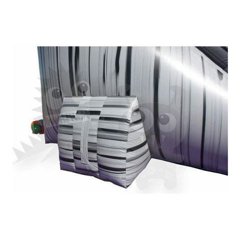 Rocket Inflatables WET N DRY COMBOS 22′H Tsunami Grey Marble Water Slide by Rocket Inflatables 781880232070 WAT-TSU3218-GRYMAR