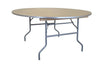 Image of 60" Round Wood Folding Table