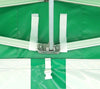 Image of 10' x 10' 50mm Speedy Pop-up Party Tent with Sidewalls, Green and White