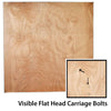 Image of 60" Square Wood Folding Table