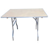 Image of 30" Square Wood Folding Table