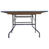 Image of 30" Square Wood Folding Table