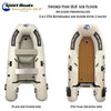 Image of Swordfish 10.8′ Inflatable Fishing Boat | EVA Teak Deck Air Floor