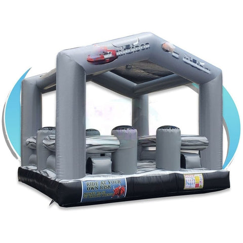 Tago's Jump Inflatable Bouncers 14'H Gray Mechanical Bull Bed by Tago's Jump 781880211686 CT-726 12'H Red & Green Starry Slide by Tago's Jump SKU# IN-807