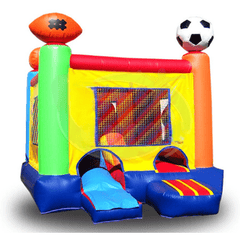 Tago's Jump Inflatable Bouncers 14'H Inflatable Sport Mini Combo by Tago's Jump MC-409 14'H Yellow Inflatable Mini Combo by Tago's Jump SKU# MC-409