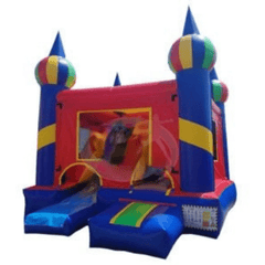 14'H Inflatable Tri-color Mini Combo by Tago's Jump