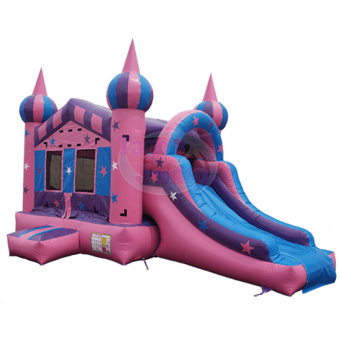 Tago's Jump Inflatable Bouncers 15'H Pink and Purple Castle  by Tago's Jump 781880291343 CWS-033 15'H Pink and Purple Castle  by Tago's Jump SKU# CWS-033
