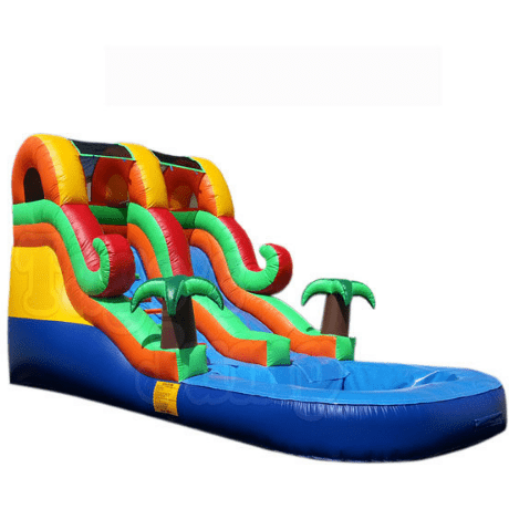 Tago's Jump Slides 12 ft. Single Line Water Slide by Tago's Jump 781880292418 WS-185 12 ft. Single Line Water Slide by Tago's Jump SKU# WS-185