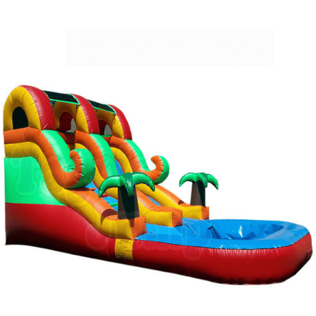 Tago's Jump Slides 12 ft, Single Line Water Slide by Tago's Jump 781880292371 WS-186 12 ft, Single Line Water Slide by Tago's Jump SKU# WS-186