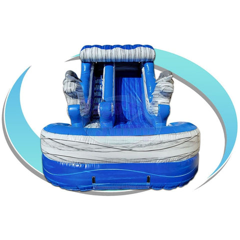 Tago's Jump Slides 14'H Dolphin Water Slide by Tago's Jump 781880283577 WS-239-S 14'H Dolphin Water Slide by Tago's Jump SKU# WS-239-S