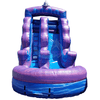 Image of Tago's Jump Slides 16'H Purple Dolphins by Tago's Jump 781880277361 WS-027 16'H Purple Dolphins by Tago's Jump SKU# WS-027