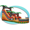Image of Tago's Jump Slides 17'H Tropical Single Line Water Slide by Tago's Jump 781880209195 WS-211 17'H Tropical Single Line Water Slide SKU# WS-211