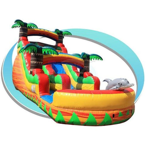 Tago's Jump Slides 17'H Tropical Water Slide by Tago's Jump 781880279440 WS-210 17'H Tropical Water Slide by Tago's Jump SKU# WS-210