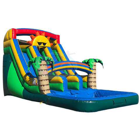 Tago's Jump Slides 18'H Double Line Water Slide by Tago's Jump 781880277118 WS-056 18'H Double Line Water Slide by Tago's Jump SKU# WS-056