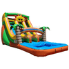 Image of Tago's Jump Slides 18'H Double Line Water Slide by Tago's Jump 781880277064 WS-063 18'H Double Line Water Slide by Tago's Jump SKU# WS-063