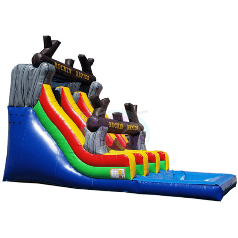 Tago's Jump Slides 19'H Rockin Rapids Double by Tago's Jump 781880277293 WS-036 19'H Rockin Rapids Double by Tago's Jump SKU# WS-036
