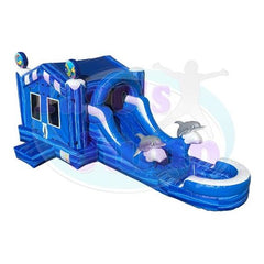 13'H Ocean Mini Water Slide Marble colors by Tago's Jump