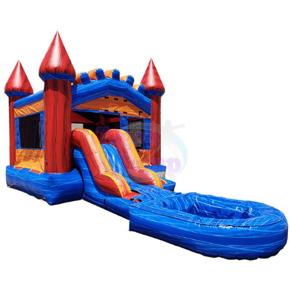 Tago's Jump Water Parks & Slides 13'H Red Castle by Tago's Jump 781880291312 CWS-036 13'H Red Castle by Tago's Jump SKU# CWS-036