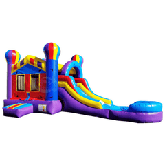 14'H Multi Color Water Slide by Tago's Jump