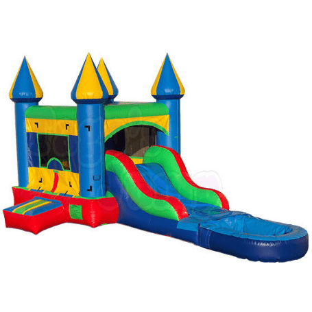 Tago's Jump Water Parks & Slides 14'H Princess Castle Single Slide by Tago's Jump 781880291138 CWS-080 14'H Princess Castle Single Slide by Tago's Jump SKU# CWS-080