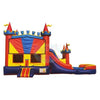 Image of Tago's Jump Water Parks & Slides 15'H Red Castle Double Line by Tago's Jump 781880291381 CWS-029 15'H Red Castle Double Line by Tago's Jump SKU# CWS-029
