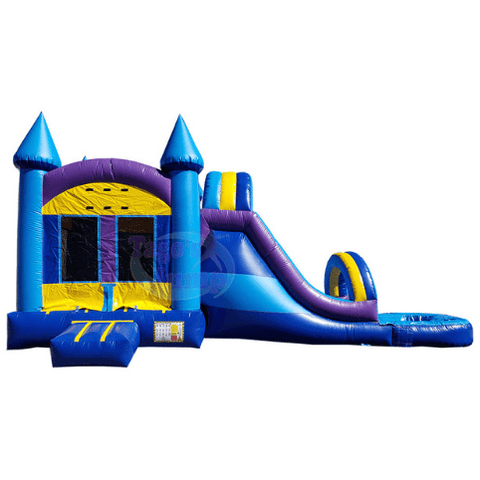 Tago's Jump Water Parks & Slides 15'H Single Line Blue Castle by Tago's Jump 781880291213 CWS-051 15'H Single Line Blue Castle by Tago's Jump SKU# CWS-051