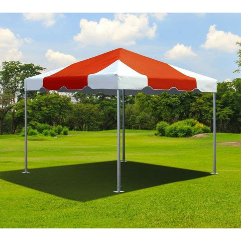 Tent and Table Tents 10' x 10' Red & White West Coast Frame Party Tent by Tent and Table