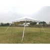 Image of Tent and Table Tents 10' x 10' White PVC Weekender West Coast Frame Party Tent by Tent and Table 754972297325 BT-FE11WT 10' x 10' White PVC Weekender West Coast Frame Party Tent