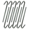 Image of 1/2" x 12" Steel J-Hook Stakes - 10 Pack