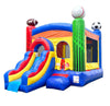 Image of Rental Lite Deluxe Sports Inflatable Water Slide Bounce House Combo with Blower