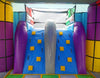 Image of Tetris' Mega Inflatable Double Water Slide Bounce House with Blower