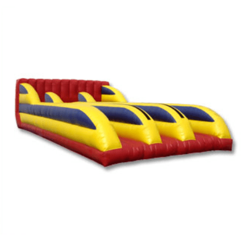 Ultimate Jumpers Big Games 9' INFLATABLE THREE LANE BUNGEE RUN by Ultimate Jumpers I022 9' INFLATABLE THREE LANE BUNGEE RUN by Ultimate Jumpers SKU: I022