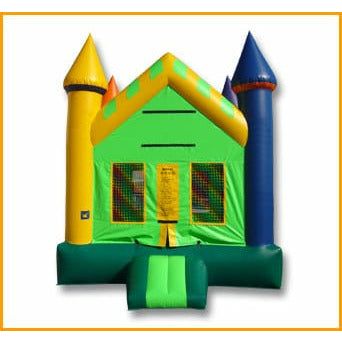 Ultimate Jumpers Commercial Bouncers 15'H Green Multicolor Castle Moon Jump by Ultimate Jumpers 781880203292 J045 15'H Green Multicolor Castle Moon Jump by Ultimate Jumpers SKU# J045