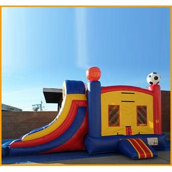 Ultimate Jumpers Inflatable Bouncers 12'H 3 in 1 Wet Dry Inflatable Sports Combo by Ultimate Jumpers 781880296454 C107 12'H 3 in 1 Wet Dry Inflatable Sports Combo by Ultimate Jumpers C107