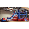 Image of Ultimate Jumpers Inflatable Bouncers 15'H Dual Lane Wet & Dry All American Combo By Ultimate Jumpers