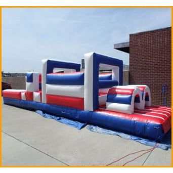 Ultimate Jumpers Inflatable Bouncers 18'H All American Obstacle Course by Ultimate Jumpers 781880240525 I064 18'H All American Obstacle Course by Ultimate Jumpers SKU#I064