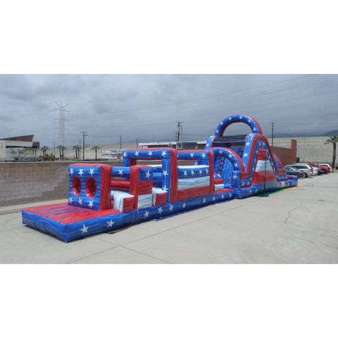 Ultimate Jumpers Inflatable Bouncers 18'H All American Wet & Dry Obstacle Course by Ultimate Jumpers 16'H Wet/Dry Obstacle Course by Ultimate Jumpers SKU#I039